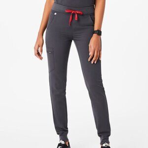 figs | zamora charcoal zip pocket jogger scrub pants